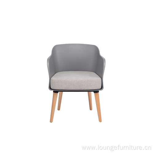 Simple design Upholstered seat arm fabric leisure chair